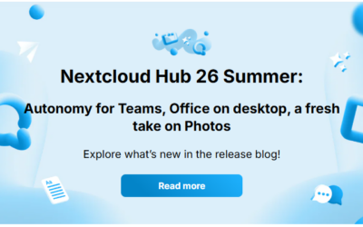 Nextcloud 33 (Nextcloud Hub 26 Winter): le novità