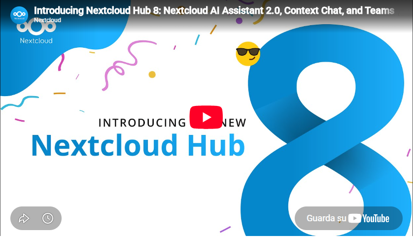 Nextcloud 29 (Nextcloud Hub 8): le novità